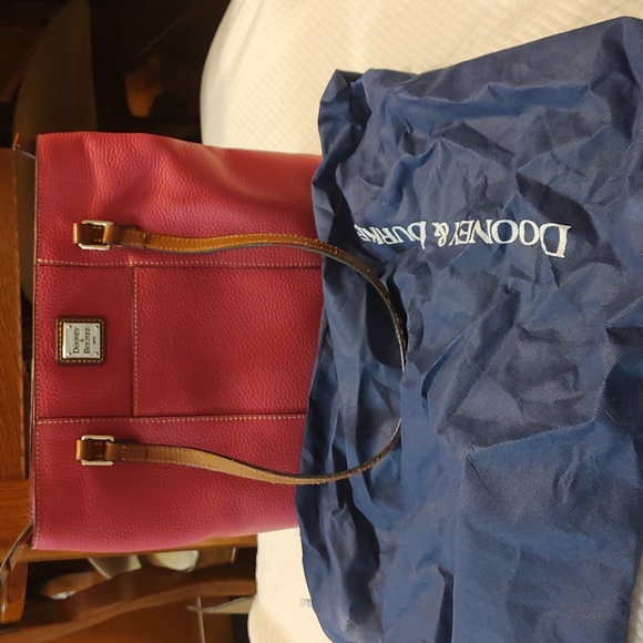 Dooney & Bourke Lexington Pink Pebbled Leather Small Tote $599 Retail. EUC - Picture 2 of 16